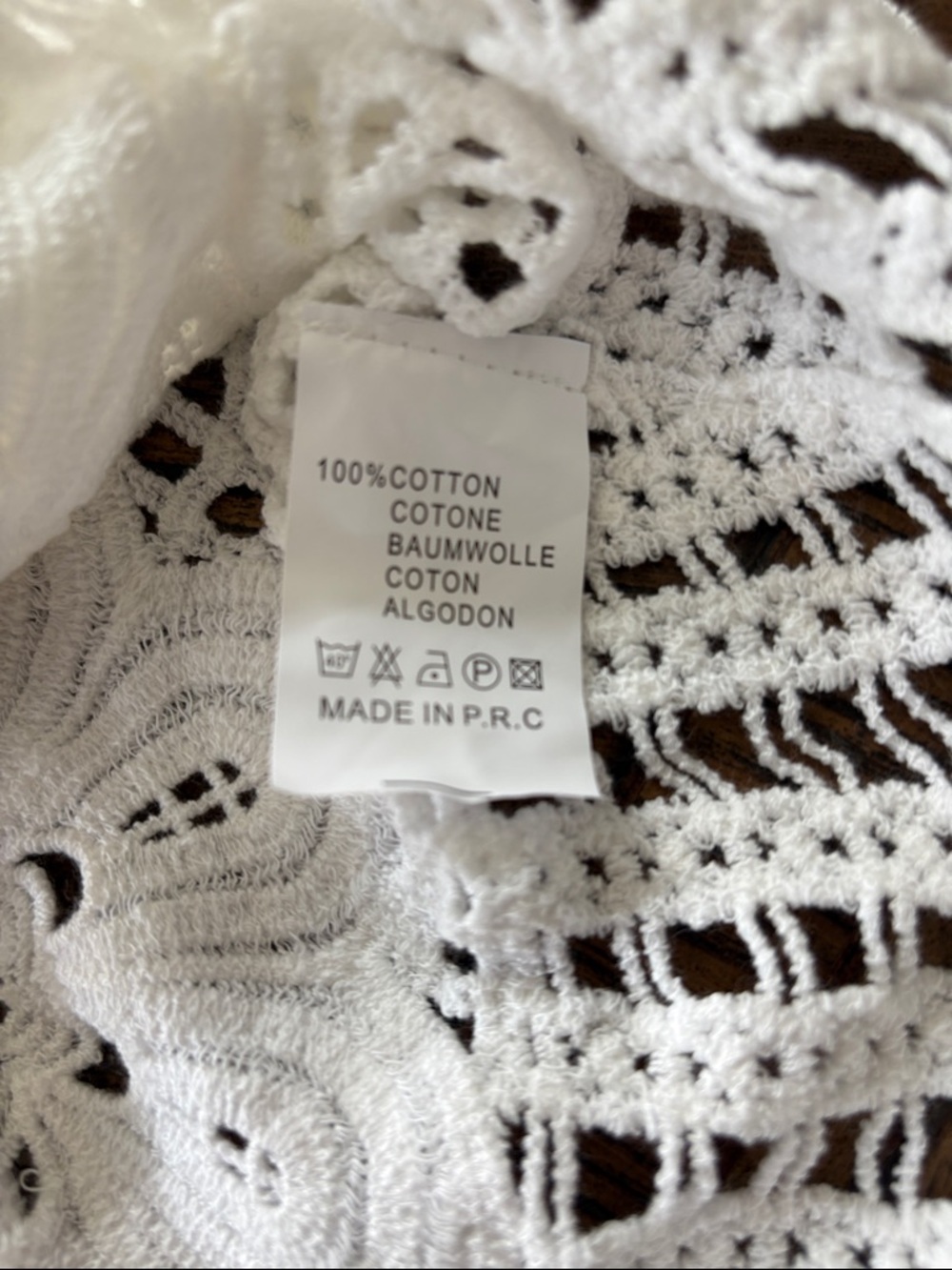 Crochet Top NWT One Size - Picture 4 of 5